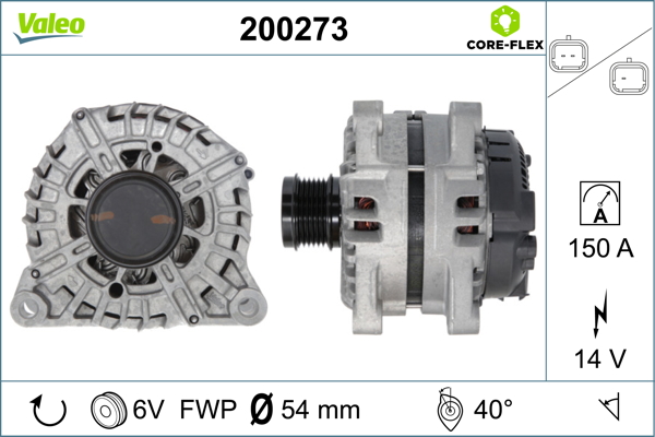 Alternator/Dynamo Valeo 200273