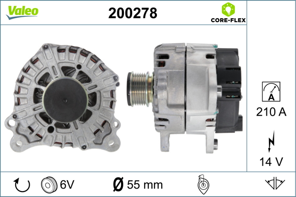 Alternator/Dynamo Valeo 200278