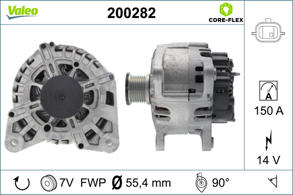 Alternator/Dynamo Valeo 200282