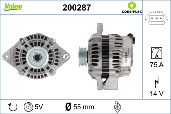 Alternator/Dynamo Valeo 200287