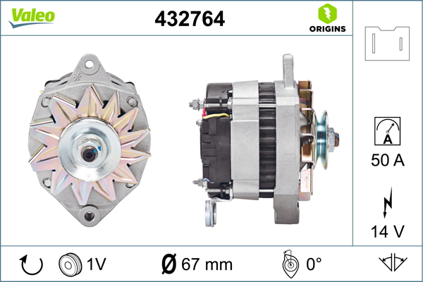 Alternator/Dynamo Valeo 432764