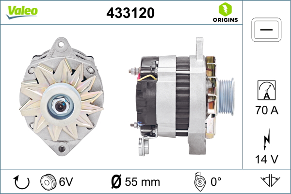 Alternator/Dynamo Valeo 433120