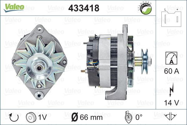 Alternator/Dynamo Valeo 433418