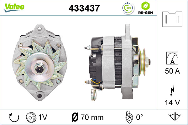 Alternator/Dynamo Valeo 433437