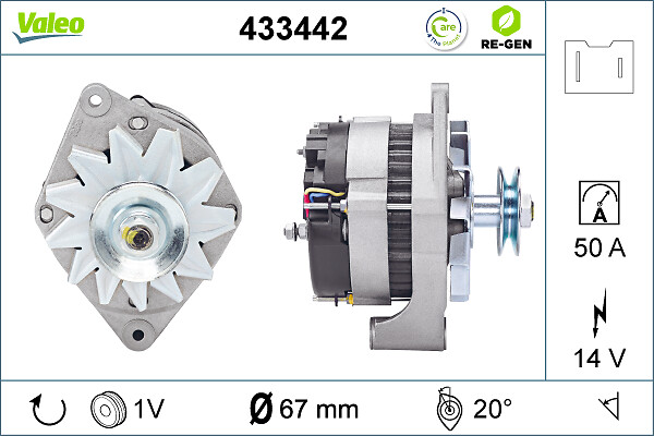 Alternator/Dynamo Valeo 433442