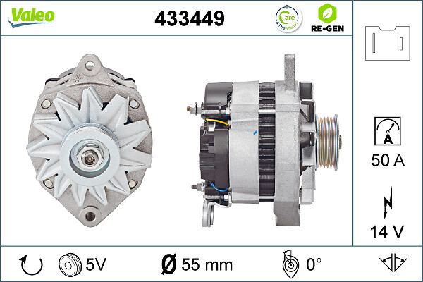 Alternator/Dynamo Valeo 433449