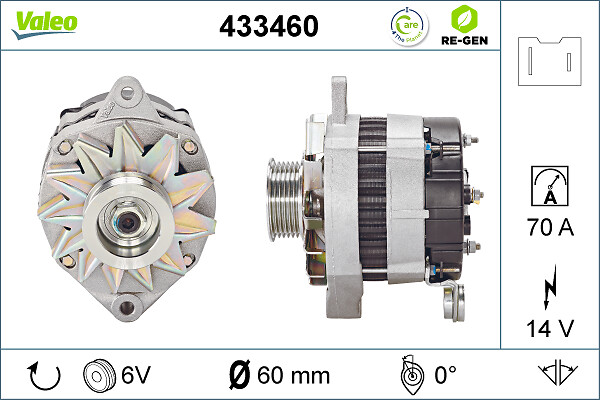 Alternator/Dynamo Valeo 433460