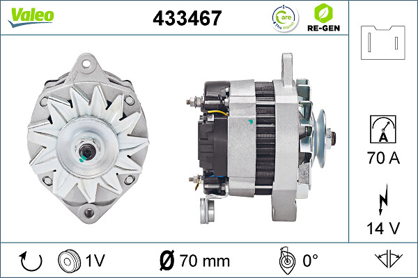 Alternator/Dynamo Valeo 433467