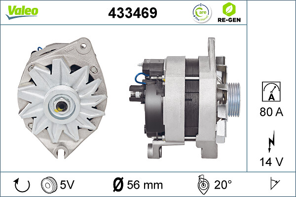 Alternator/Dynamo Valeo 433469