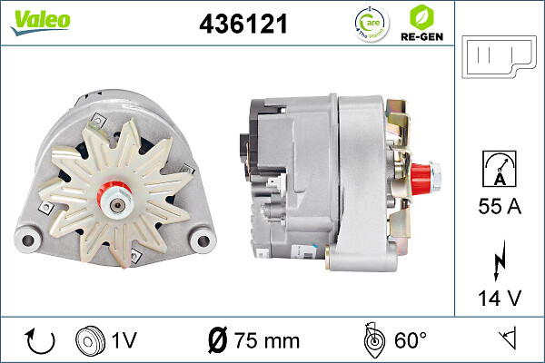 Alternator/Dynamo Valeo 436121