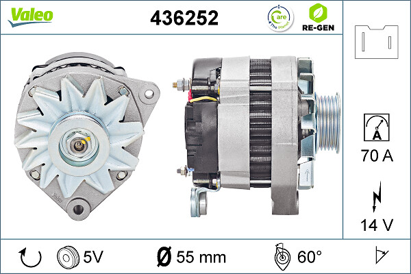 Alternator/Dynamo Valeo 436252