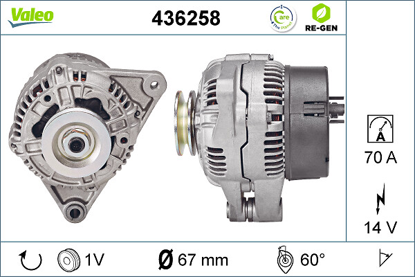 Alternator/Dynamo Valeo 436258