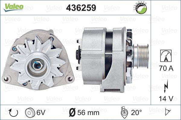 Alternator/Dynamo Valeo 436259