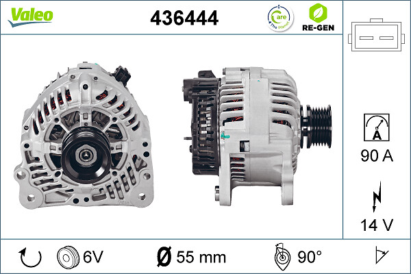 Alternator/Dynamo Valeo 436444