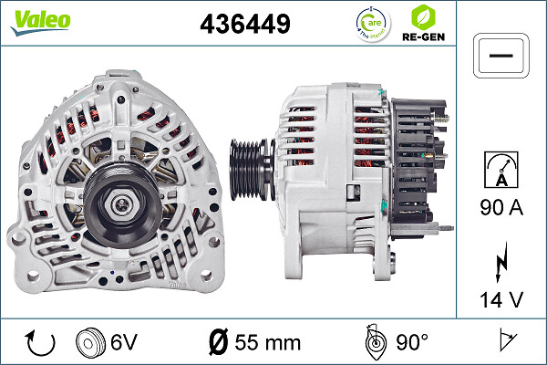 Alternator/Dynamo Valeo 436449