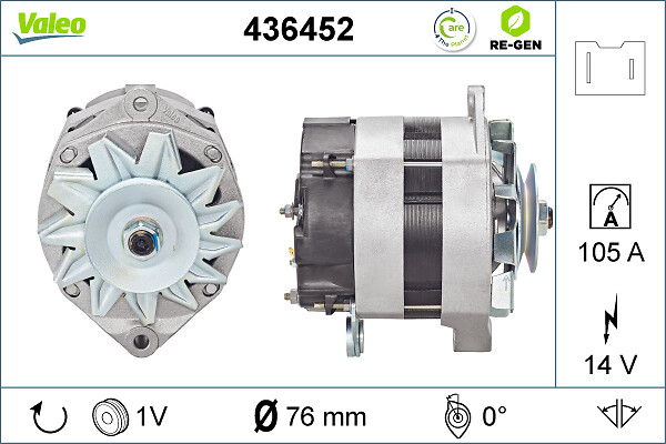 Alternator/Dynamo Valeo 436452