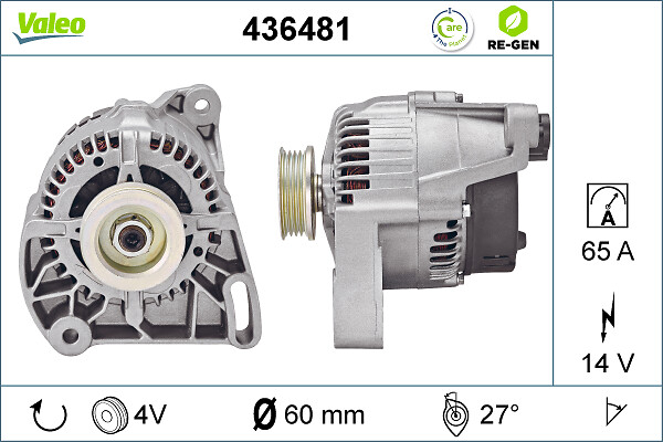 Alternator/Dynamo Valeo 436481