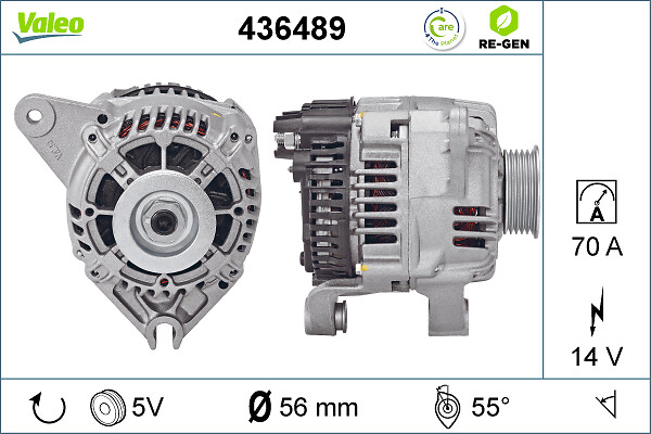 Alternator/Dynamo Valeo 436489