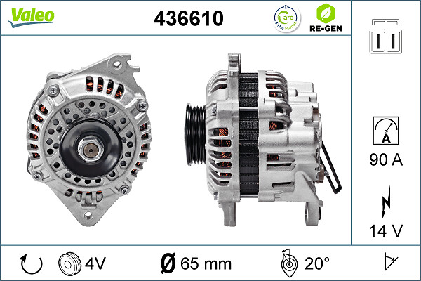 Alternator/Dynamo Valeo 436610