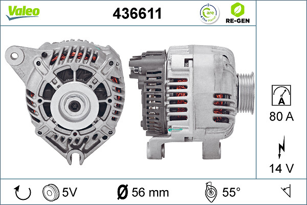 Alternator/Dynamo Valeo 436611