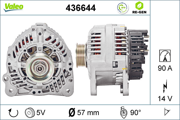 Alternator/Dynamo Valeo 436644