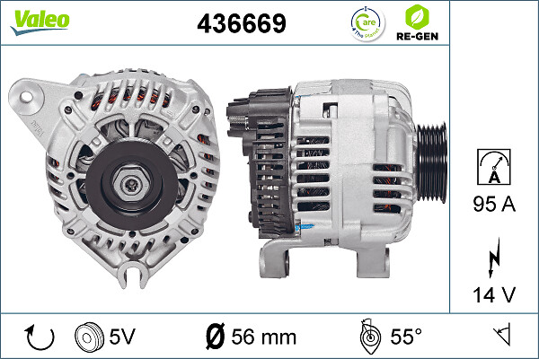 Alternator/Dynamo Valeo 436669