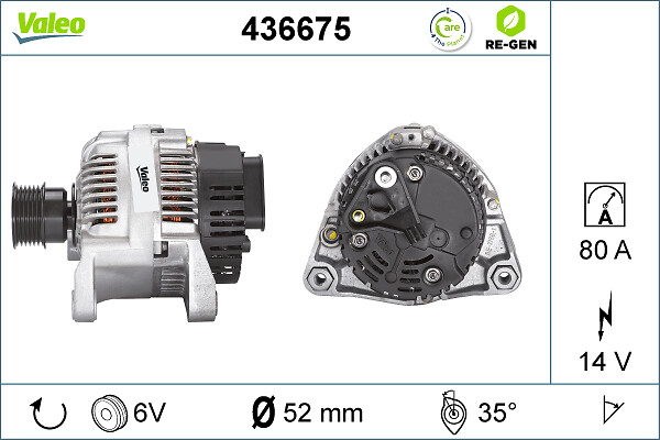 Alternator/Dynamo Valeo 436675