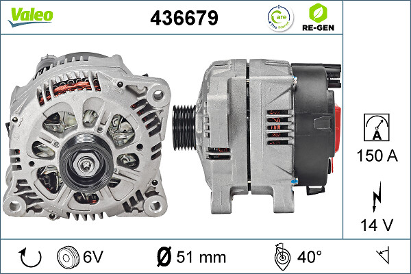 Alternator/Dynamo Valeo 436679