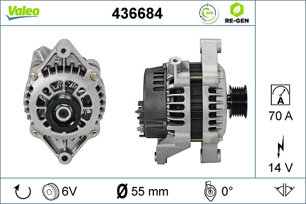 Alternator/Dynamo Valeo 436684