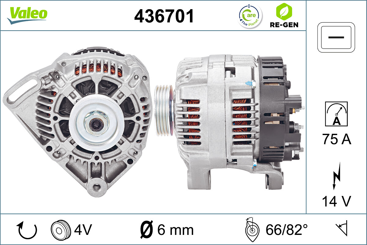 Alternator/Dynamo Valeo 436701