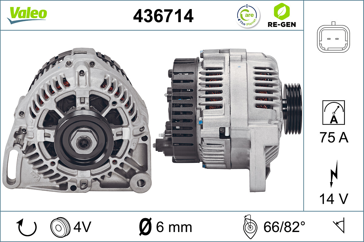 Alternator/Dynamo Valeo 436714
