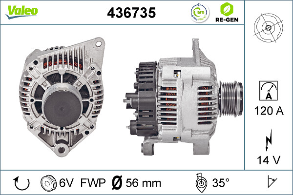 Alternator/Dynamo Valeo 436735