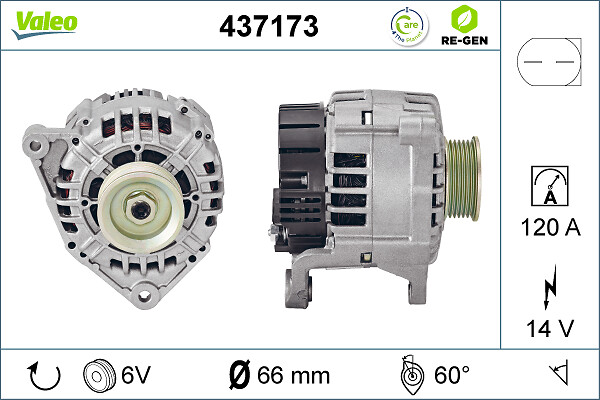 Alternator/Dynamo Valeo 437173