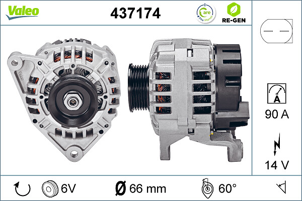 Alternator/Dynamo Valeo 437174