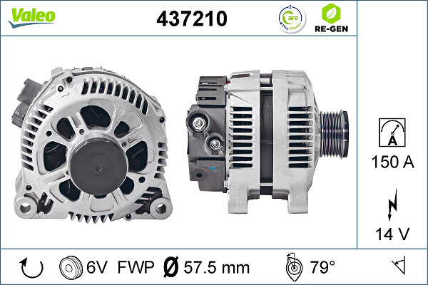 Alternator/Dynamo Valeo 437210