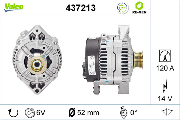 Alternator/Dynamo Valeo 437213