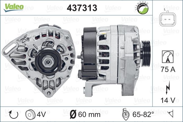 Alternator/Dynamo Valeo 437313