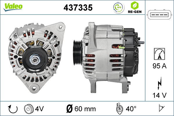 Alternator/Dynamo Valeo 437335