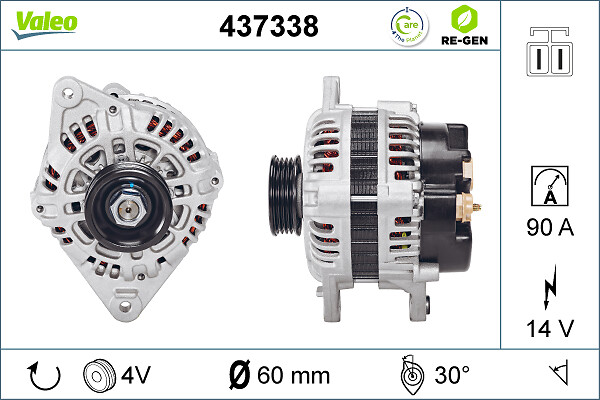 Alternator/Dynamo Valeo 437338