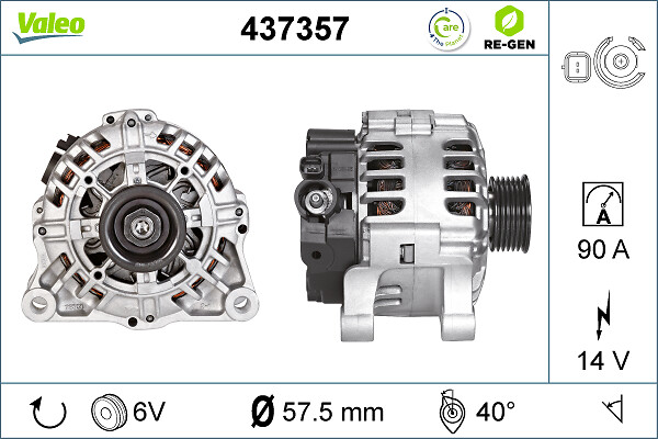 Alternator/Dynamo Valeo 437357