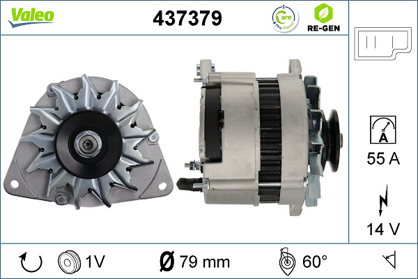 Alternator/Dynamo Valeo 437379