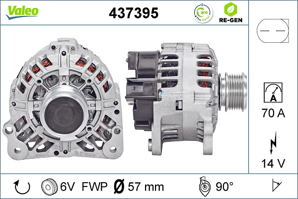 Alternator/Dynamo Valeo 437395