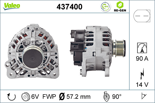 Alternator/Dynamo Valeo 437400