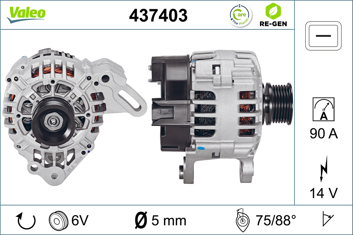 Alternator/Dynamo Valeo 437403