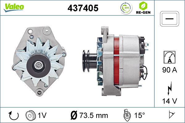 Alternator/Dynamo Valeo 437405