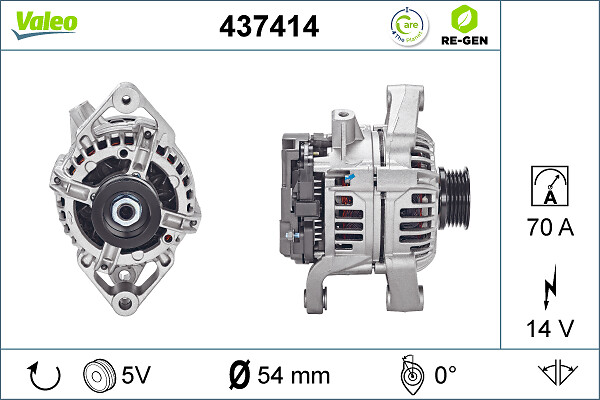 Alternator/Dynamo Valeo 437414