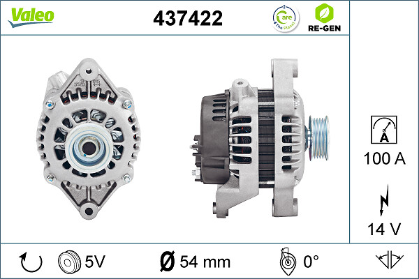 Alternator/Dynamo Valeo 437422