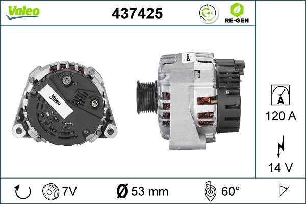 Alternator/Dynamo Valeo 437425