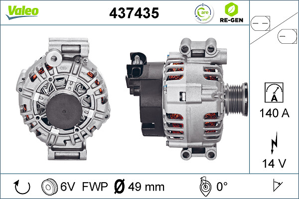 Alternator/Dynamo Valeo 437435