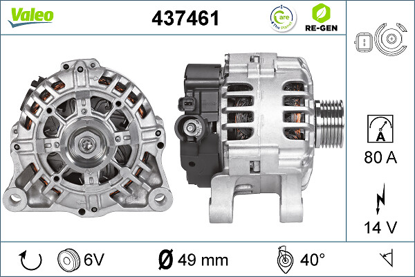 Alternator/Dynamo Valeo 437461